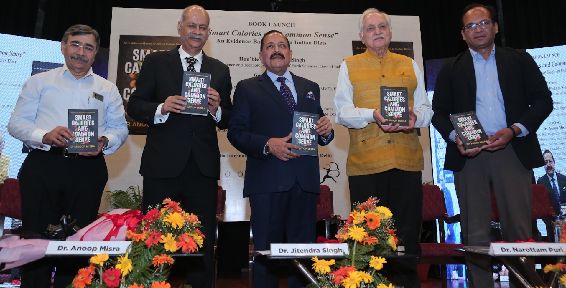 Dr Misra With Minister