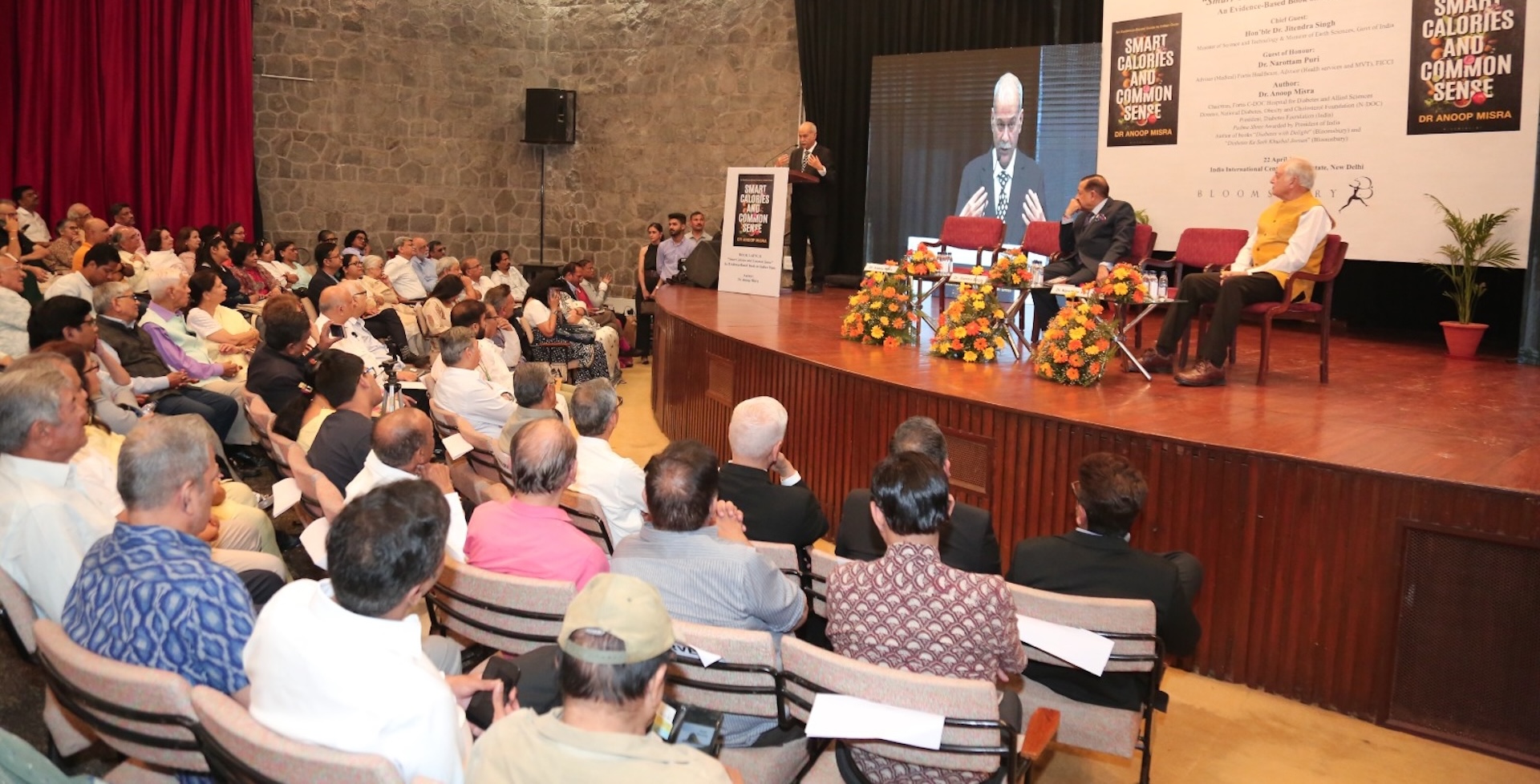 Dr Misra addressing the crowd